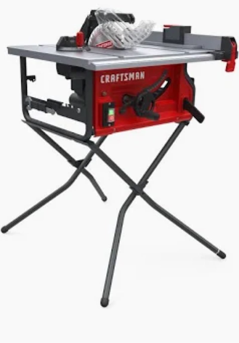 Craftsman 10-in Carbide-Tipped Blade Table Saw CMXETAX69434502