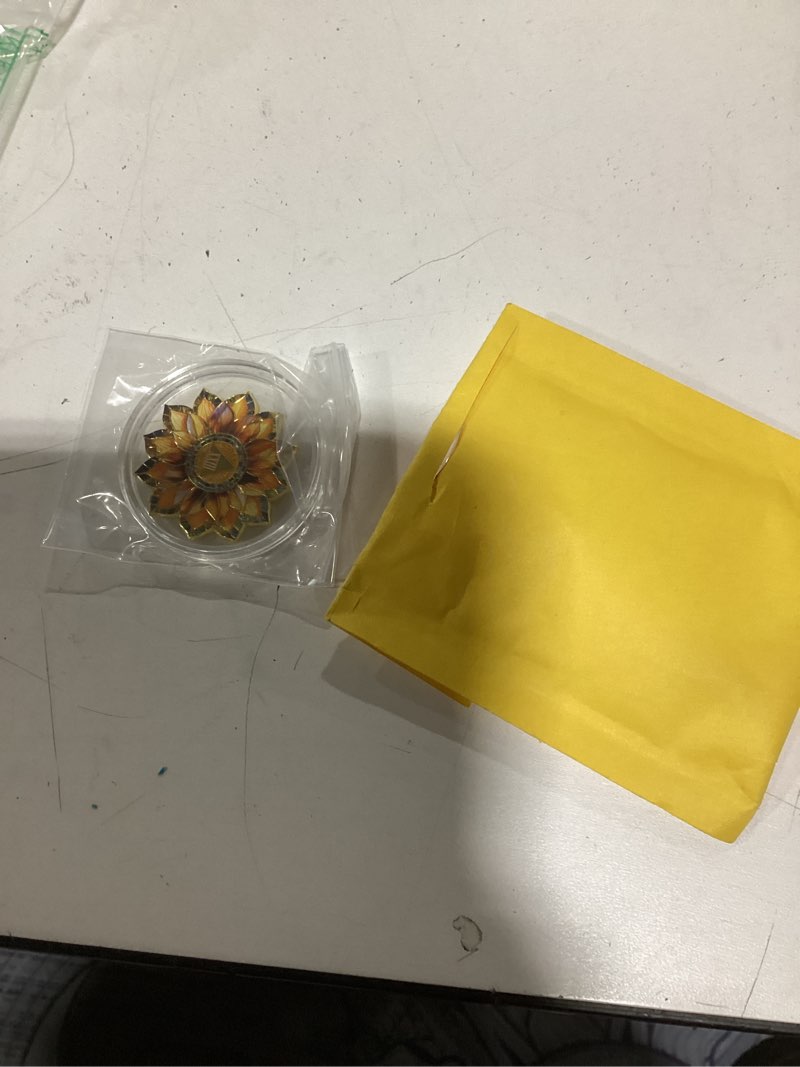 Condition photo showing Good Condition for sunflower 23 year sobriety coin - colorful glass broken and rebuilt aa coins - 23 year addiction na aa chips and medallions - 1-30 prime celebrate living clean alcoholics anonymous gifts for men women