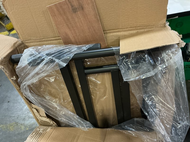 Condition photo showing New/Like New for axcessables portable two-tier dj table stand| two tier piano keyboard stand for sheet music and tablet | dj laptop and controller stand | music production workstation | booth stand table top, tray and stand