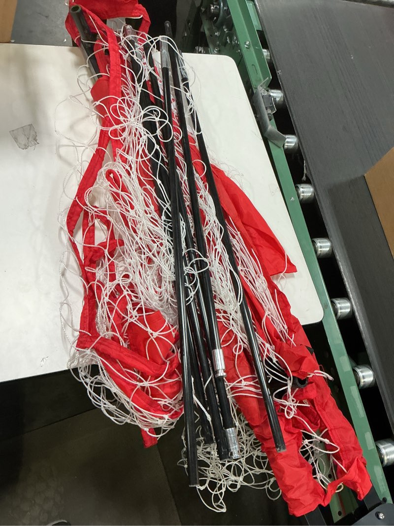 Condition photo showing As Is for PowerNet Carli Lloyd Soccer Goal, Portable Net Collapsible Metal Base, Quick Setup Ultra Portable, Full Size Framed Soccer Goal, 1 Goal + 1 Carry Bag 14X7 FT