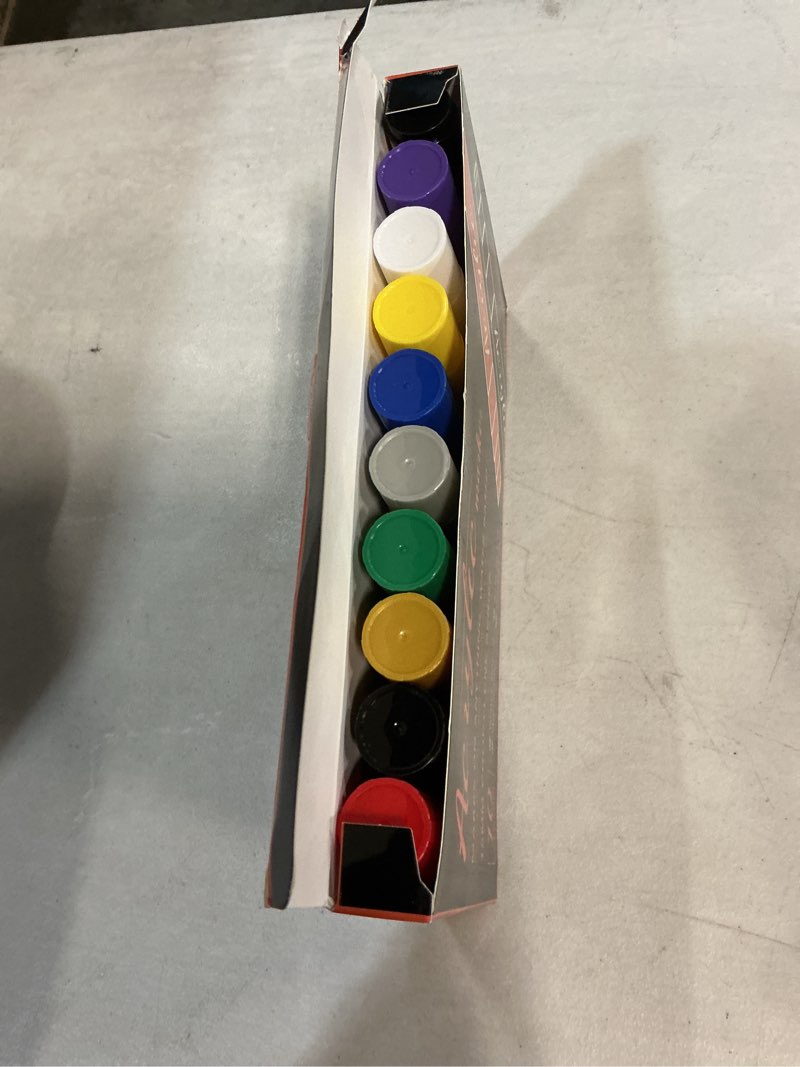 Condition photo showing New/Like New for acrylic paint markers, 10 jumbo colored markers, 15mm jumbo felt tip, waterproof and permanent ink paint pens for rock painting, stone, ceramic, glass, wood, canvas, outdoor paintings,signs