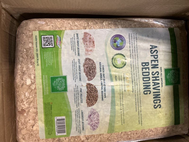 Condition photo showing Good Condition for small pet select brown natural paper bedding, soft animal bedding with odor control for guinea pig, rabbit, hamster, or bunny, cage accessories, made in the usa, 178l (2 pack) 356 l (2-pack - 178 l)