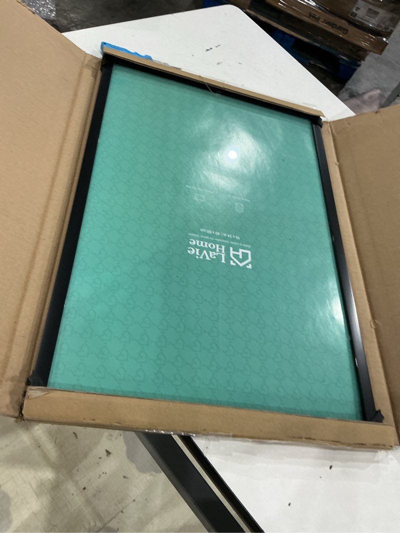 Condition photo showing Good Condition for lavie home 16x24 picture frame for wall display, 16x24 black picture frame with hd plexiglas, 16 x 24 poster frame 1 pack, display frame for vertical or horizontal, classic collection black 16x24 1