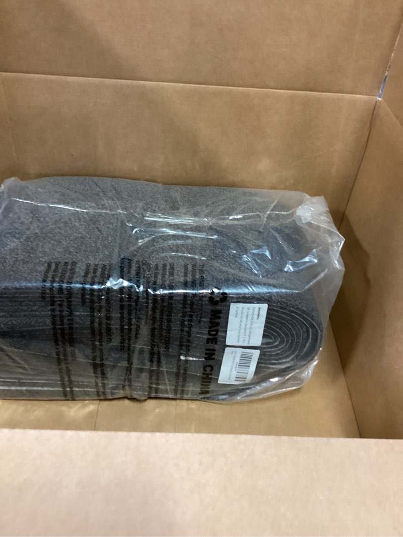 Condition photo showing Good Condition for COSY HOMEER Stair Treads Non-Slip 15pcs Carpet Mat 28inX9in Indoor Stair Runners for Wooden Steps, Stair Rugs for Kids and Dogs, 100% Polyester TPE Backing Black,Protect Floor 15pc Black