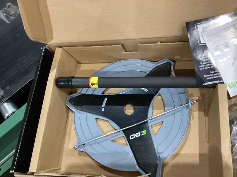 Condition photo showing As Is for ego power+ trimmer attachment