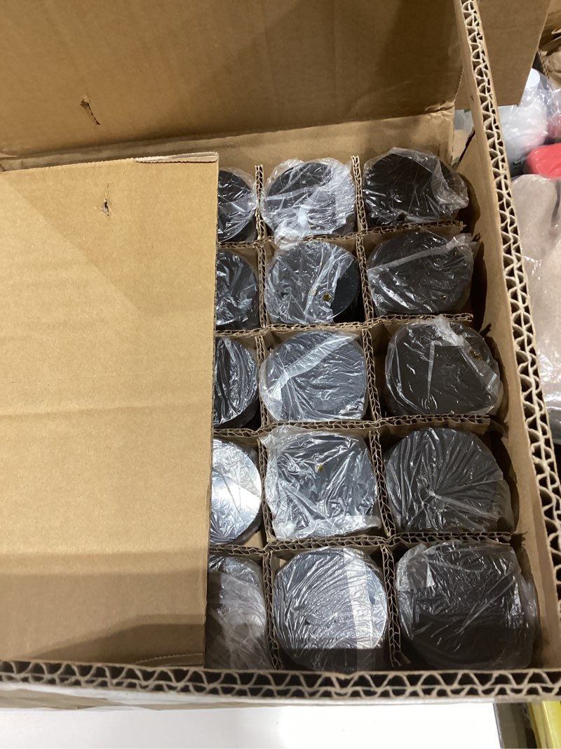 Condition photo showing New/Like New for 1oz Glass Jar with Lid, Hoa Kinh 25Pack Amber Round Containers Cosmetic Glass Jars with Inner Liners and Black Lids Travel Jars for Storing Lip and Body Scrub, Lotion, Body Butter, Bath Salts, Liquid