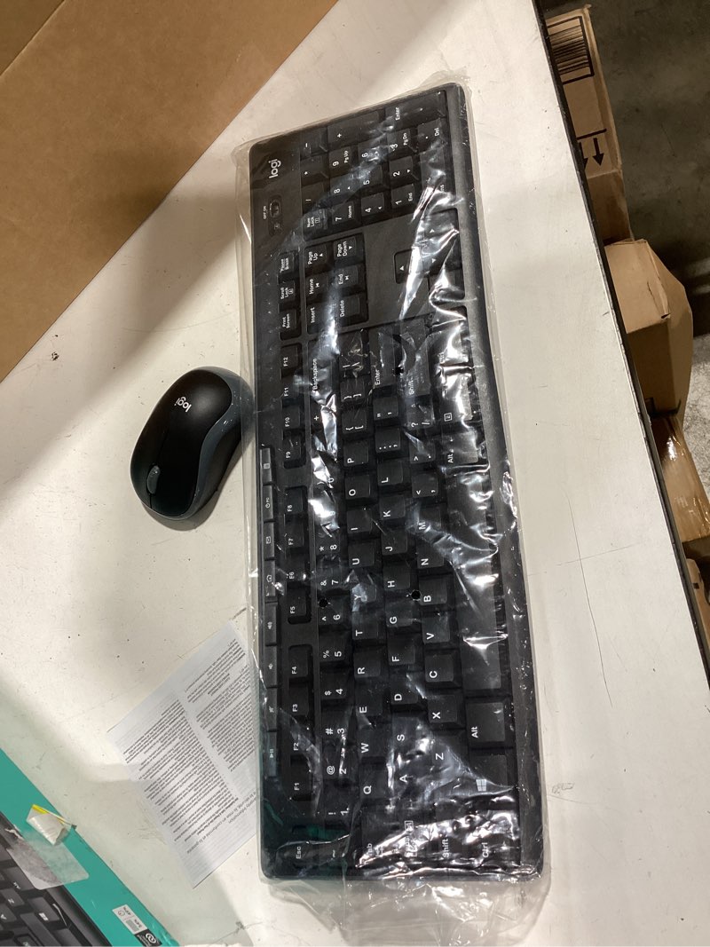 Condition photo showing Good Condition for logitech mk270 wireless keyboard and mouse combo for windows, 2.4 ghz wireless, compact mouse, 8 multimedia and shortcut keys, 2-year battery life, for pc, laptop - black black 1 pack combo