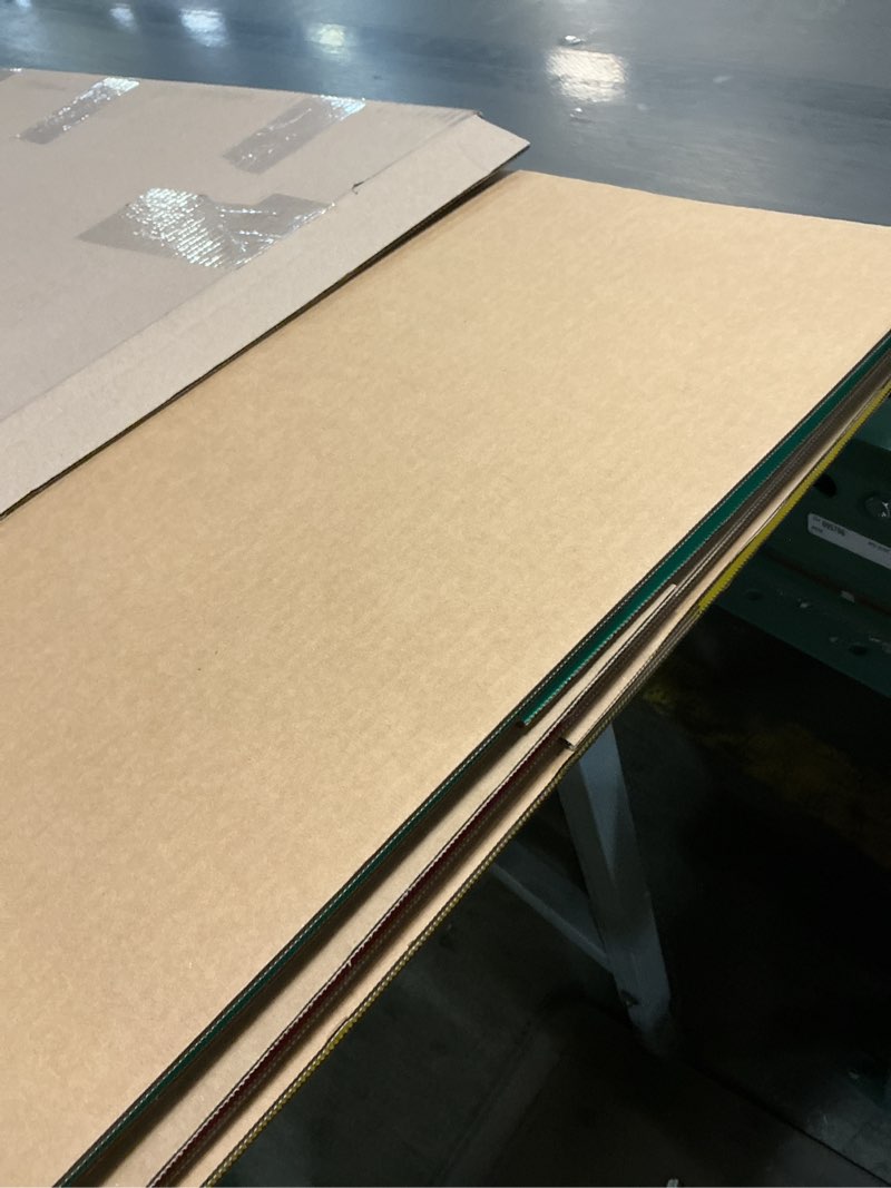 Condition photo showing As Is for Flipside Products 36” x 48” Project Boards for Presentations, Science Fair, School Projects, Event Displays and Trifold Picture Board, Proudly Made in USA - Assorted Colors - 4 Pack 4 Pack Assorted