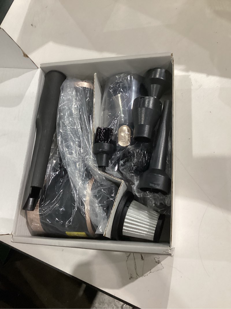 Condition photo showing Good Condition for Car Vacuum Portable Cordless,16000PA Strong Suction Handheld Car Cleaner with Dual HEPA Filters,LED Light,Type-C Charging Mini Vacuum, One-Click Empty Compact for Home Cleaning and Office New Black