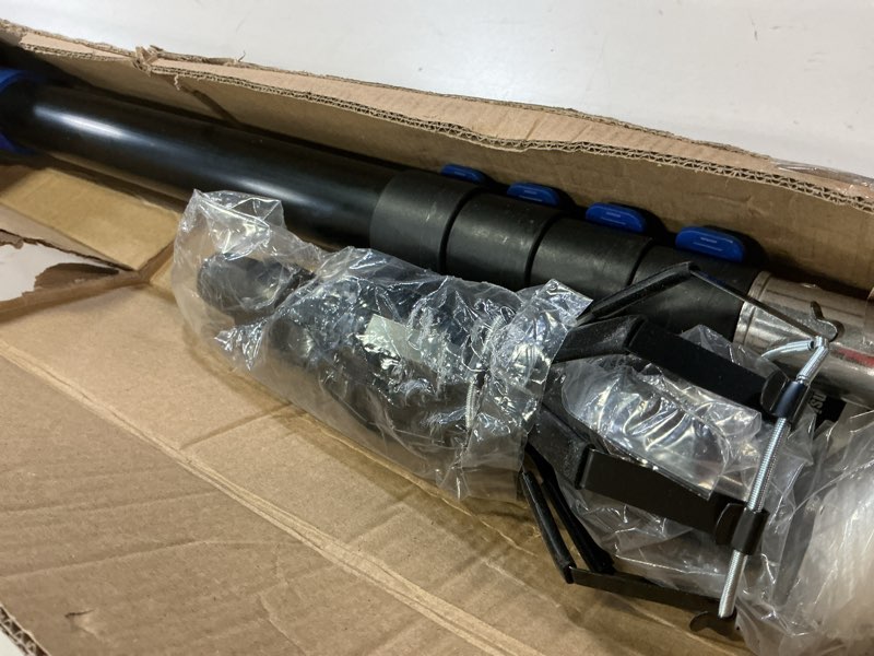 Condition photo showing Good Condition for 26ft reach light bulb changer for high ceilings with telescopic extension pole, 5-20foot light bulb extension pole changer with baskets and suction cup for high ceilings and recessed lights 20ft