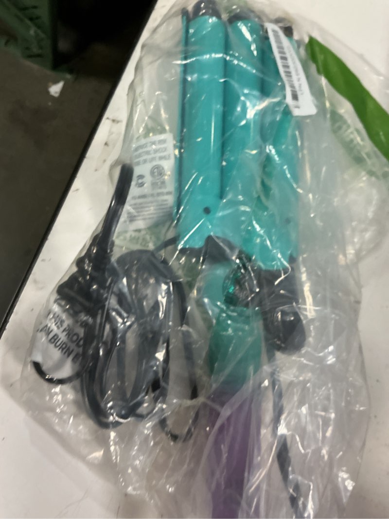 Condition photo showing Good Condition for bed head wave affair jumbo 3 barrel hair waver | quick styling, serious hold, & less heat damage | heat protectant glove included for easy, custom styling 1 count (pack of 1) hair iron