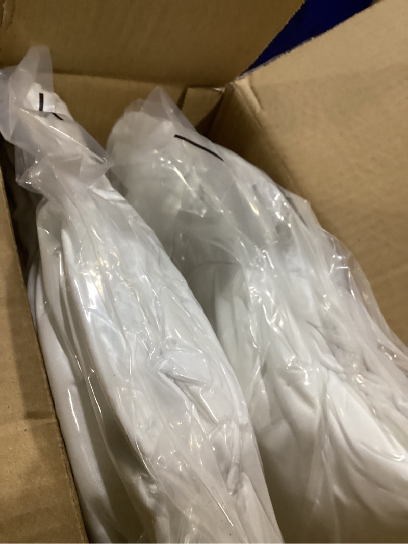 Condition photo showing Good Condition for amazon basics down alternative pillow for back side sleepers, medium density, standard size, 26" x 20", 2-pack, white standard (pack of 2) medium pillow