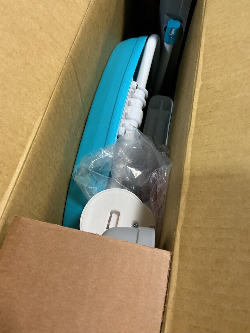 Condition photo showing Good Condition for smart steps trend activity walker and entertainer with removeable toys, large tray, cup holder, adjustable height and flat fold frame for storage, ages 6 months +, space walk navy