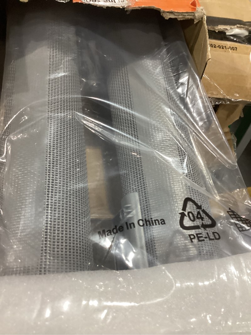 Condition photo showing Good Condition for (2 pack) retractable baby gate for doorways and stairs, mesh safety gate for pet, indoor & outdoor use, one-hand operation, easy installation, 33.6" tall, expands to 55" wide?grey,33.6"x55" 33x55 inch(2 pack) gray