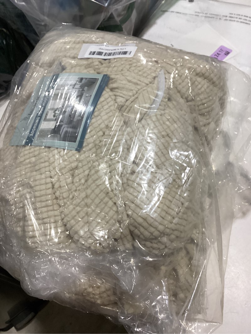 Condition photo showing Good Condition for Turquoize 4 Piece Couch Cover Sofa Covers for 3 Cushion Couch Sofa Slipcovers Washable Sofa Cover for Dogs with Individual Couch Cushion Covers Feature Jacquard Fabric(3 Cushion Sofa, Biscotti Beige) Sofa (3 Cushion) Biscotti Beige