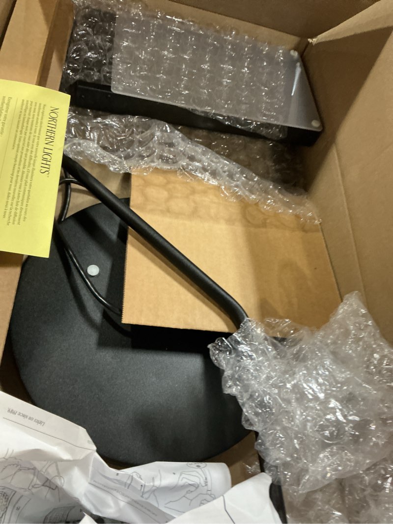 Condition photo showing Good Condition for Northern Light Technologies Flamingo 10,000 Lux Bright Light Therapy Floor Lamp, Black, 4 Foot