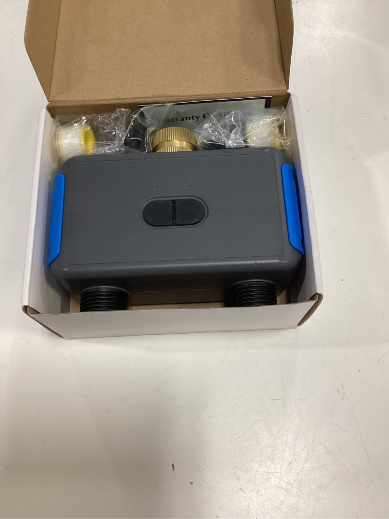 Condition photo showing Good Condition for wifi sprinkler timer, smart bluetooth hose timers, water timer for garden hose with app, digital automatic irrigation system compatible with alexa google, for outdoor garden lawn, 2 outlet 2 zone
