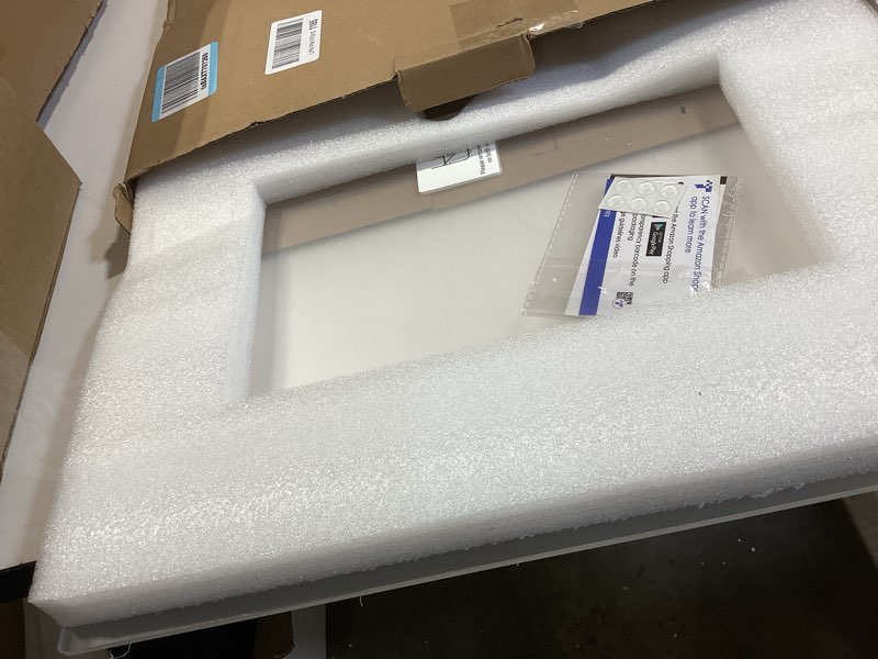 Condition photo showing Good Condition for acrylic cutting board with counter lip, 24x18 inch clear cutting boards for kitchen counter, large cutting board non slip for countertop protector, apartment essentials kitchen decor gifts clear 24"l x 18"w