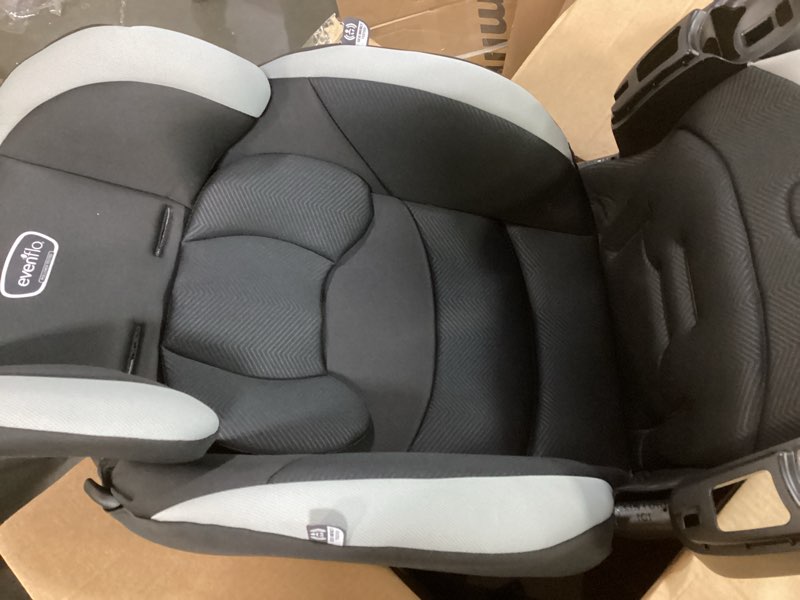 Condition photo showing Good Condition for Evenflo High-Back Booster Car Seat with Harness, 22 to 110lbs, Maestro Sport, Granite Gray