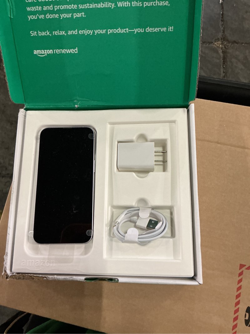 Condition photo showing Good Condition for apple iphone (renewed premium) 14, 128gb, purple - unlocked purple 128gb ***working condition verified. no network or connectivity tests were performed. bidder be advised***