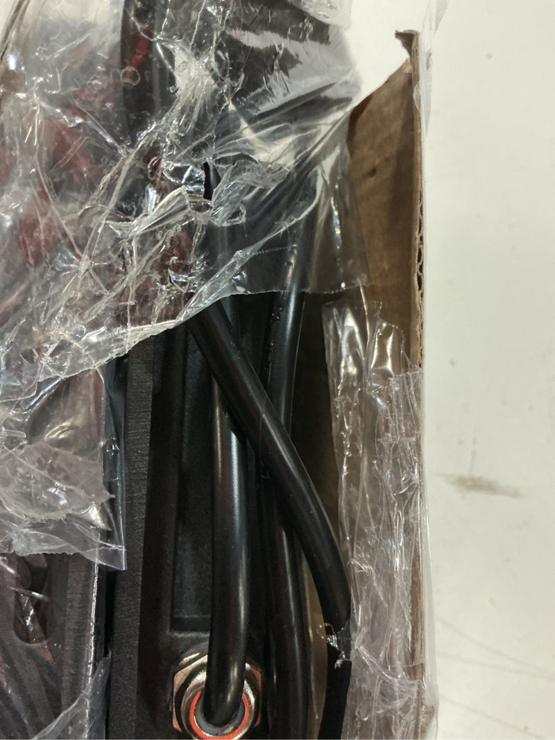 Condition photo showing As Is for 2 pack 395nm 30w uv black light with plug and switch, 4.9ft power cord, ip66 waterproof blacklight is used for indoor or outdoor glow party, stage lighting,body paint, fluorescent poster