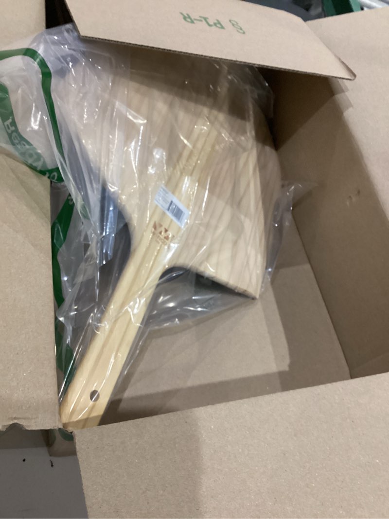 Condition photo showing Good Condition for winco 14" x 15" wooden commercial pizza peel | long handle, beveled edge, wide blade, great for pizza transfer, ovens, baking and pizzerias