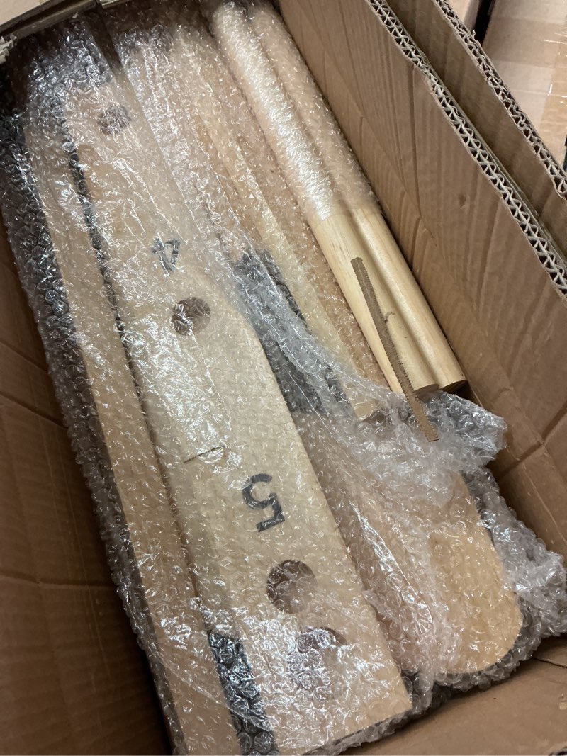 Condition photo showing New/Like New for Wood Swedish Ladder with 11 Strategic Rods,Withstands up to 330 lbs,Stall Bar,Include Exercise Straps+Pull-Up Resistance Band+Pull-Up Bar,31.5”*86.6”,Wall Mounted,Stretching and Various Exercises,Indoor Home School Gym Fitness