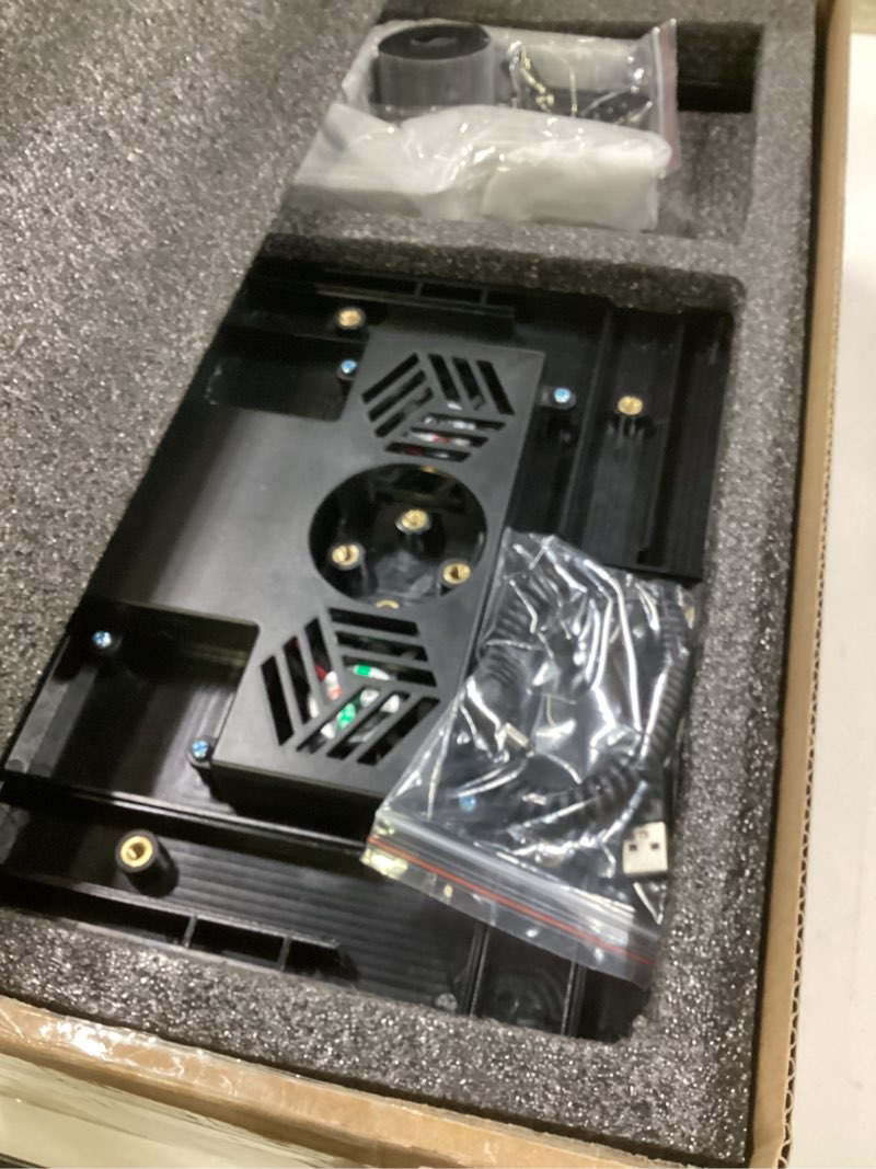 Condition photo showing Good Condition for Car Laptop Mount with 2 Cooling Fans, No-Drill Adjustable Vehicle Computer Mount for Trucks, Vans, Heavy Duty Aluminum Laptop Holder for Work on The Go Universal