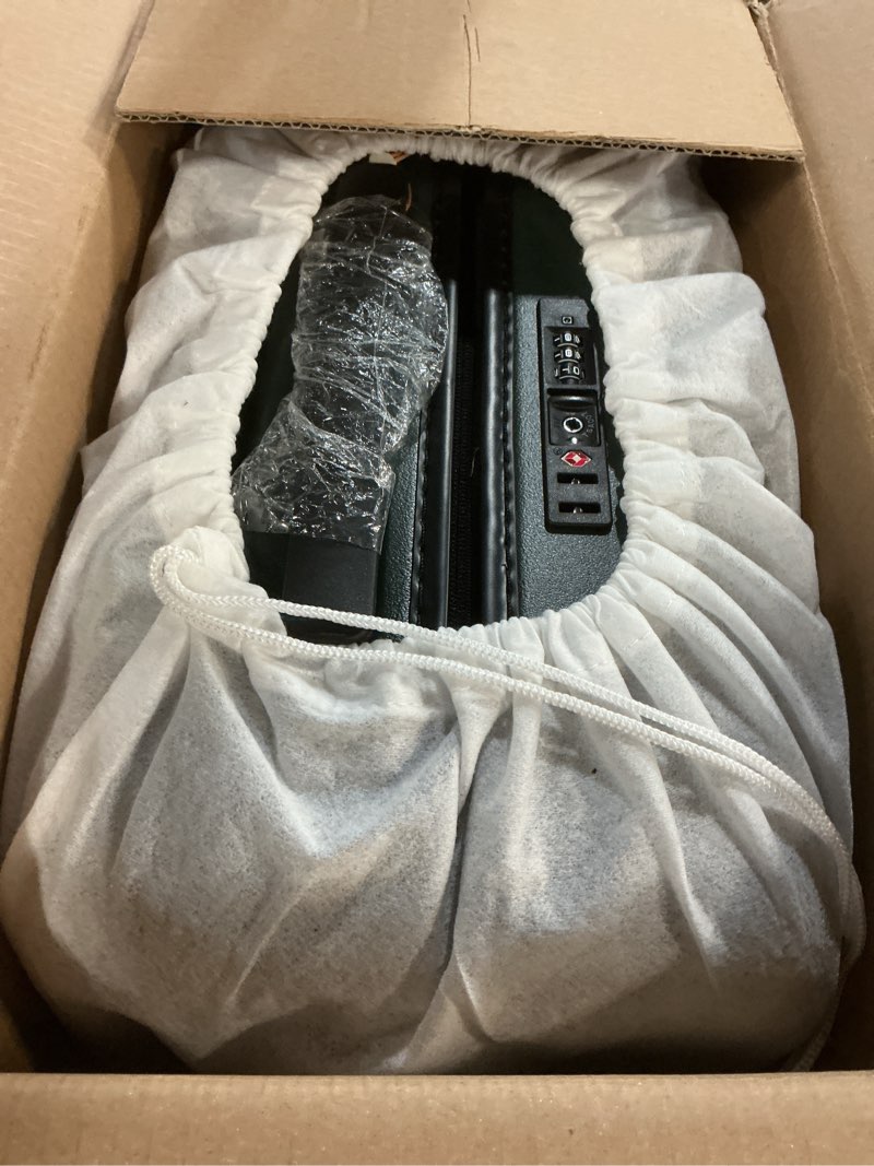 Condition photo showing New/Like New for Carry-On Suitcase green