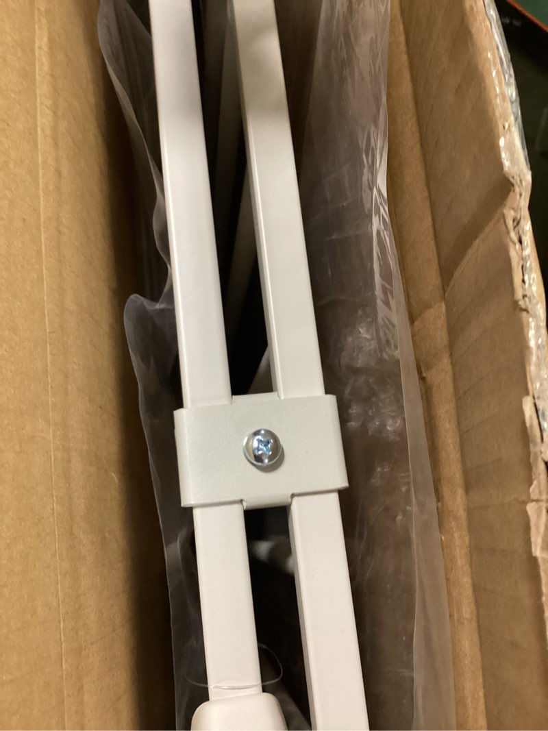 Condition photo showing Brand New for Babelio Baby Gate for Stairs, Kitchen & Doorways, 26-43" W 28" H No Bottom Bar| Easy Installation| One-Handed Operation| Auto-Close| Hardware Mount Safety Dog/Pet Gate Indoor (White)