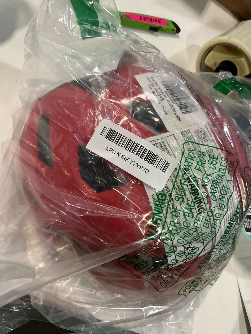 Condition photo showing Good Condition for kids bike helmet,bavilk kids boys girls bike helmets with led light detachable visor children youth teen multi-sport for skating cycling scooter skateboard adjustable & lightweight 19.7"-22.4" matte red 50-57 cm / 19.7"-22.4"