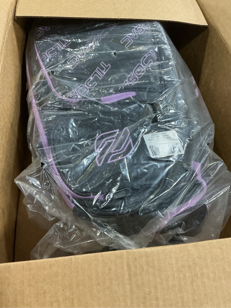 Condition photo showing Good Condition for 2-in-1 Detachable Pickleball & Padel Bag for Men Women | Thermal Foil Insulated Racket Compartment | Outdoor & Gym Black Purple