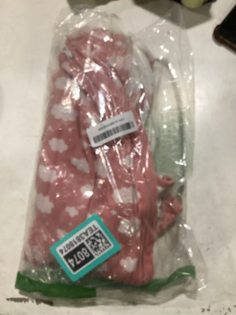 Condition photo showing New/Like New for Baby Sleep Sack 12-18 Months 100% Cotton Long Sleeve Wearable Blanket Baby Sleep Bag with 2-Way Zipper 2 Pack 0.5 Tog Sleeping Sack for Newborn Infant White Pink White Pink Rainbow Large