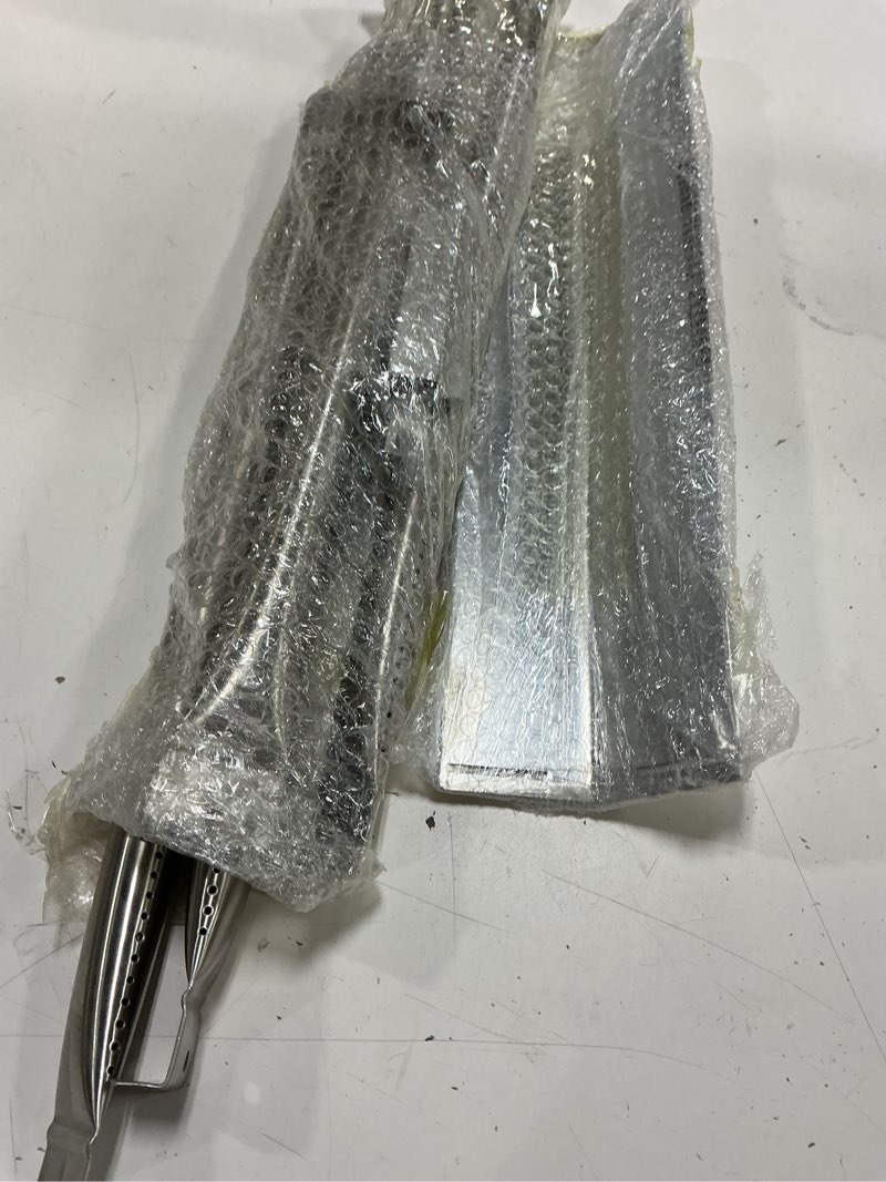 Condition photo showing Good Condition for grill replacement parts for charbroil 463211513, 463211512, 463211516, 463211511, 463211514 grill model, grill heat tent shield, burner tube (1 burner with bracket), carryover tube replacement kits.