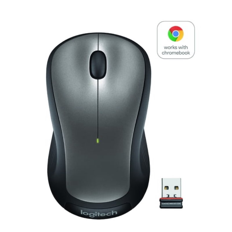 Logitech Full Size Wireless Mouse Black