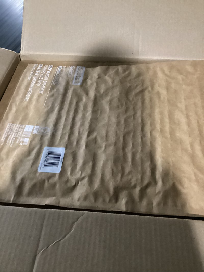 Condition photo showing Good Condition for Scotch Curbside Recyclable Padded Mailers 25 Pack 12.5 x 17.5 in Similar impact protection to traditional bubble mailers (CR-6-25) Brown 25-Count