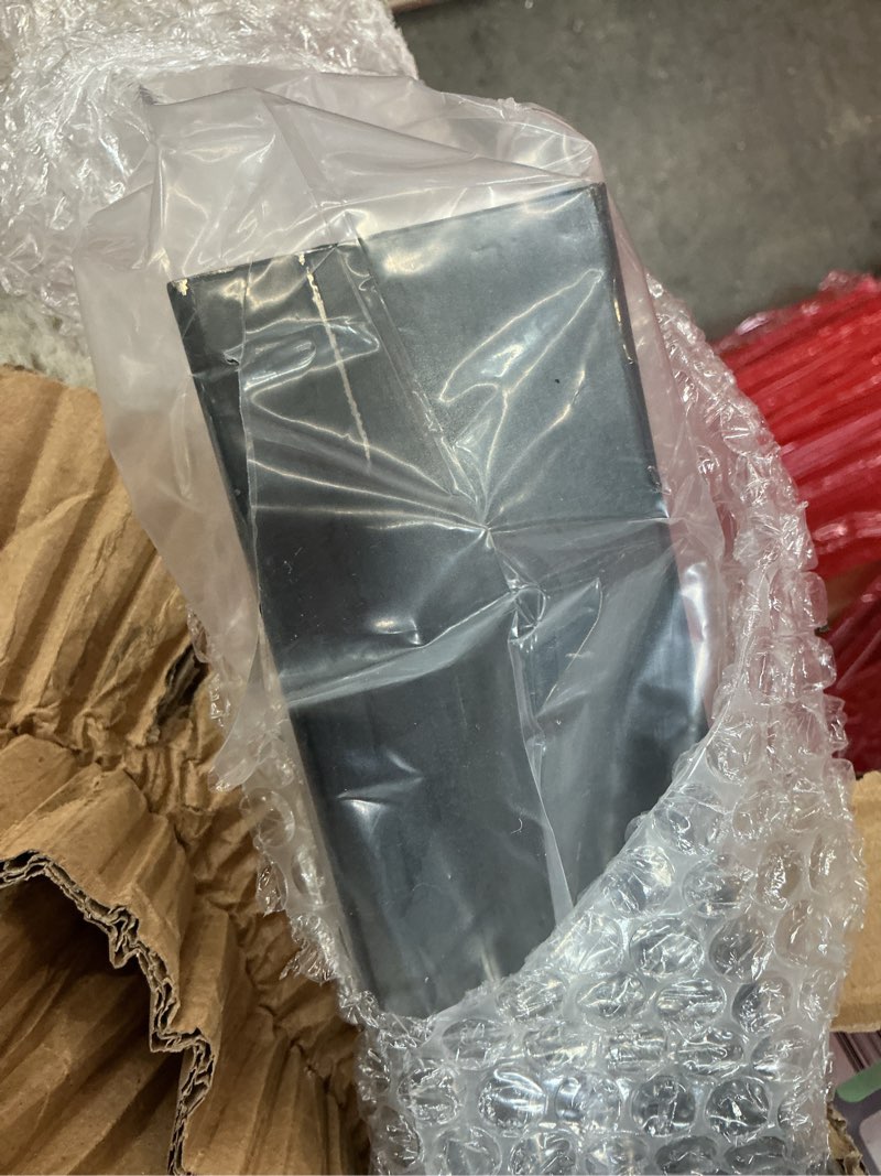 Condition photo showing Good Condition for muzata 6'6" black cable railing handrail rectangular stainless steel handrail for cable railing system top rail deck stair indoor outdoor length adjustable with paper user guide ht10 bp4 6'6" 1×handrail