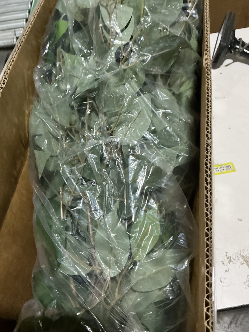 Condition photo showing Good Condition for (Similar to) 6FT Artificial Dracaena Tree, Fake Tree Indoor with White Tall Planter,Tall Artificial Plants Indoor,Artificial Silk Tree for Home Office Decor,Housewarming Gift (White) White-6ft