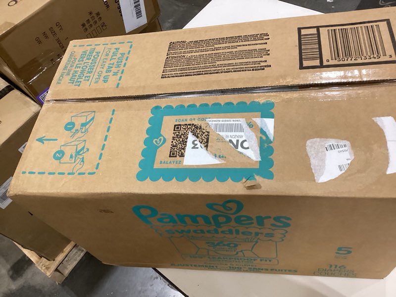 Condition photo showing New/Like New for pampers swaddlers