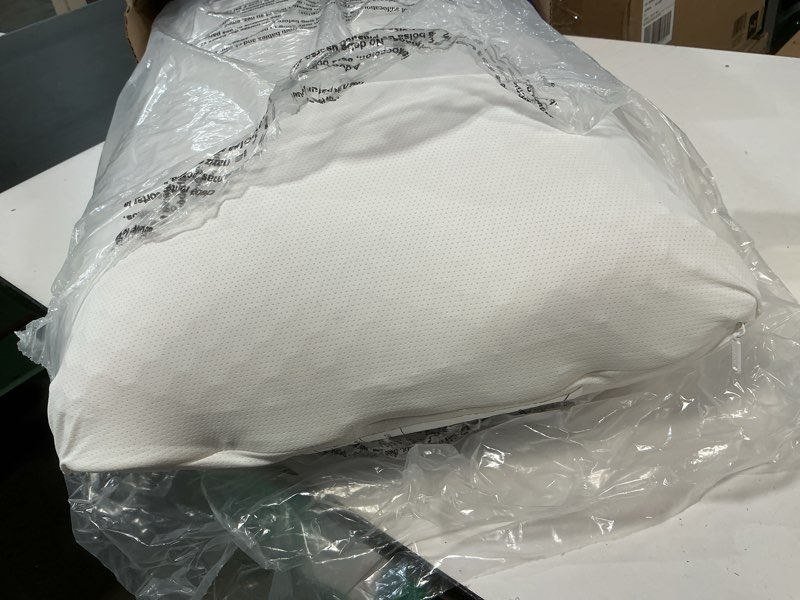 Condition photo showing Good Condition for purple harmony pillow – talalay latex foam cooling pillow for combo or side sleepers, 360º hex gelflex grid for no-pressure support and luxurious weightless feel - standard, medium feel, med height