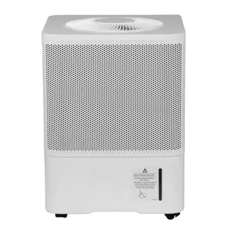 50 pt. for wet rooms up to 5000 sq. ft. residential dehumidifier with built-in. pump in white, wi-fi, energy star
