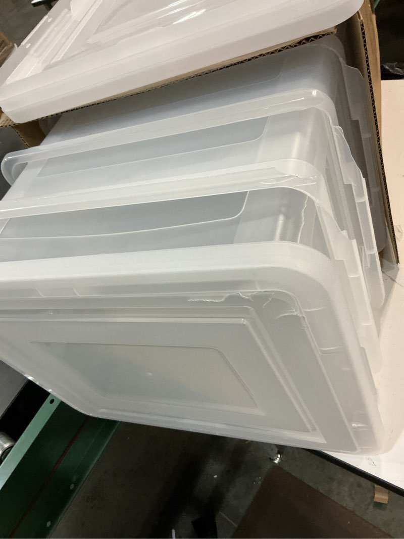 Condition photo showing As Is for 4 Pack Letter/Legal Size File Box