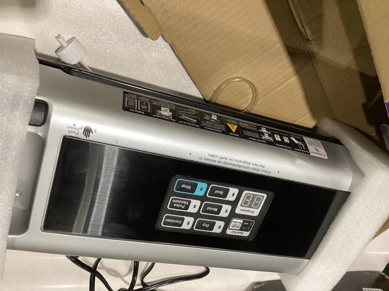 90KPa Portable Vacuum Sealer Machine for Food, One-Touch Open Lid, Detachable & Easy to Clean, Verti