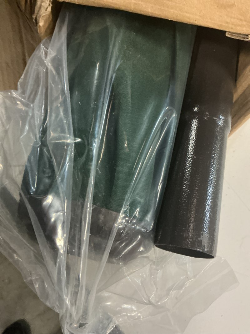 Condition photo showing Good Condition for blissun 9' outdoor patio umbrella, outdoor table umbrella, yard umbrella, market umbrella with 8 sturdy ribs, push button tilt and crank dark green