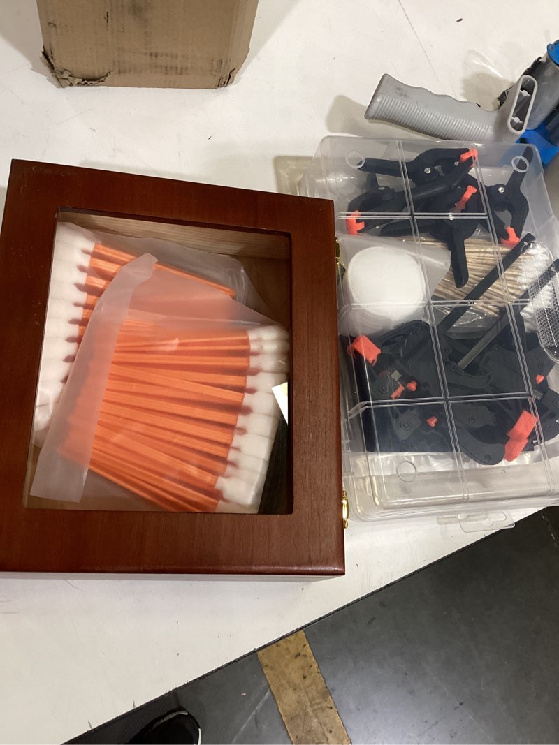 Condition photo showing Good Condition for fooind 313 pcs trading card cleaning kit, grading & flattening set for tcg collectors collectible, restoration repair fix kits bent flatten lifted edges accessories (313)