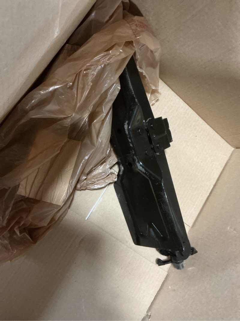 Condition photo showing As Is for Big RED Car Jack 3Ton/6610 lbs Universal Scissor Jack with Rubber Pad, Portable Tire Changing Kit with Lug Wrench, Emergency Kit for Sedan SUV MPV