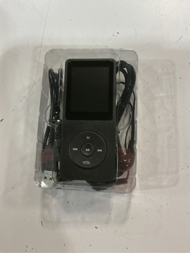 Condition photo showing Good Condition for 128gb mp3 player with bluetooth - portable music player for kids - with built-in hd speaker, voice recorder, hifi sound, e-book (included earphones) black
