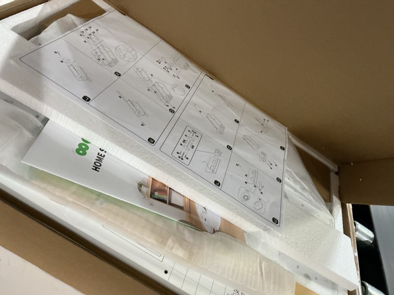 Condition photo showing New/Like New for OOOK Wooden Dollhouse with Liftable Elevator - 2.6 Feet High Modern Doll House for Kids Toddlers - Including 21 Furniture Pieces, 4 Family Dolls, and 1 pet