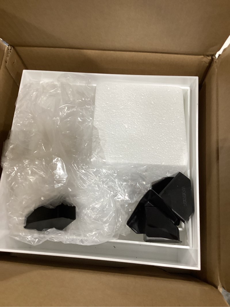 Condition photo showing Good Condition for Btnoro 6PCS Buffet Risers, White Acrylic Food Risers for Buffet Table, Nesting Display Stand with Hollow Bottoms for Party, Catering, Dessert, Jewelry & Collectibles (10" x 10" x 6" to 5" x 5" x 1")