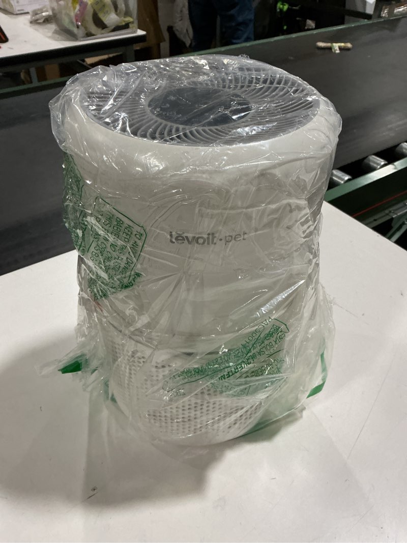 Condition photo showing As Is for LEVOIT Air Purifier for Home Allergens Pet Hair in Bedroom, Covers Up to 1073 ft² by 56W High Torque Motor, AHAM VERIFIDE, 3-in-1 Filter with HEPA Sleep Mode, Remove Dust Smoke Odor, Core300-P, White White Core 300-P 1Pack